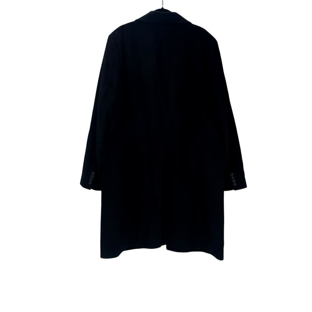 J.Crew Men's Black Rivington Topcoat In Italian Wool Blend Size 42R NWT - Picture 8 of 15